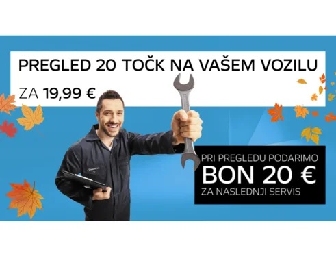 PREGLED 20 KONTROLNIH TOČK