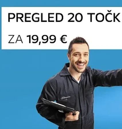 20 KONTROLNIH TOČK VOZILA